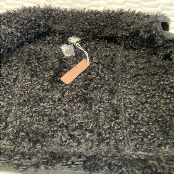 Love Tree Faux Suede/Fur Black Jacket NWT Size Medium - Picture 9 of 15